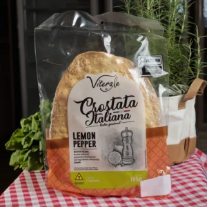 Crostata Italiana Viterale Lemon Pepper Casa das Massas Elis