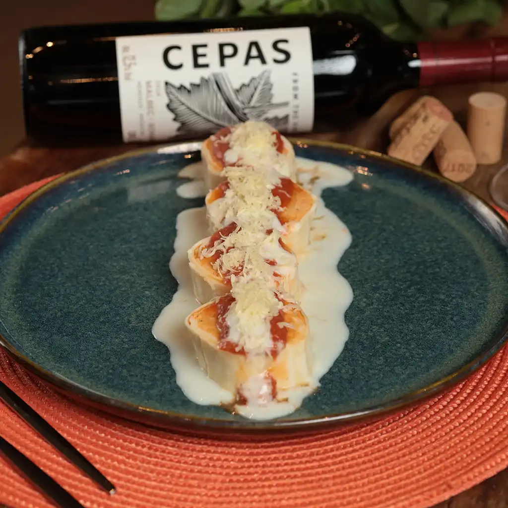 Rondelli de Frango com Catupiry Casa das Massas Elis