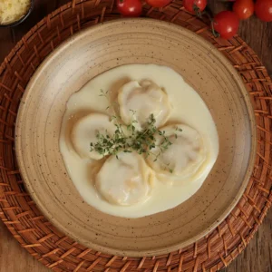 Sorrentino de Queijo com Figo e Presunto Parma Casa das Massas Elis